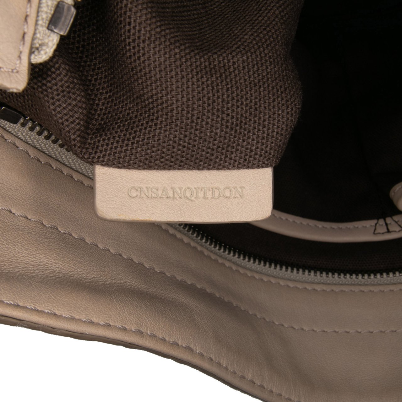 Burberry Smoke Check Coated Canvas and Leather Satchel Bruin