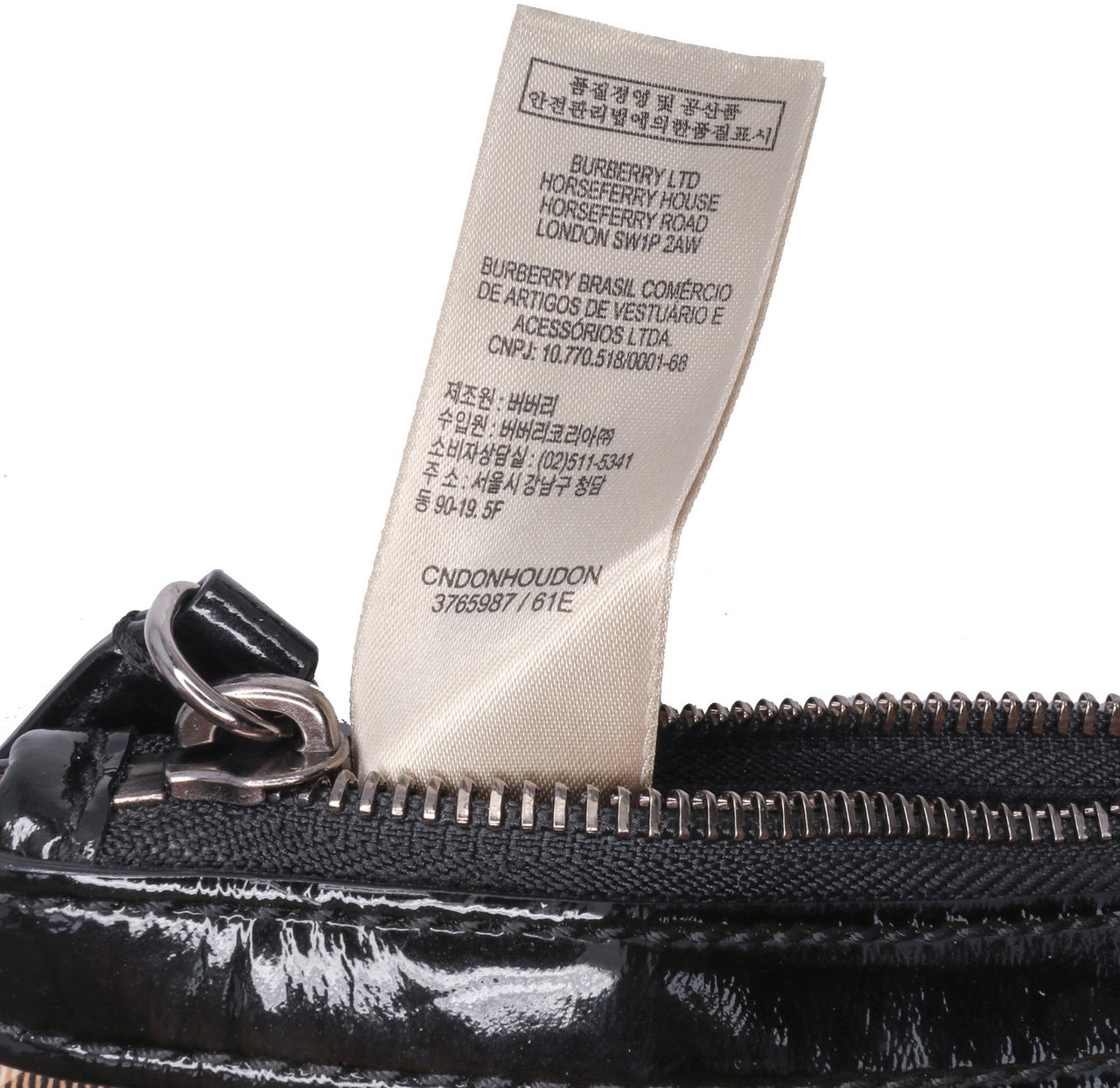 Burberry Supernova Check Coated Canvas Clutch Bruin