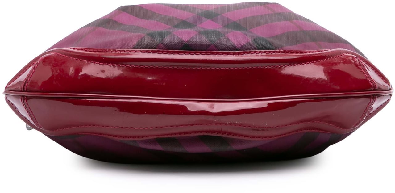 Burberry Medium Nova Pop Degrade Coated Canvas Craigwell Hobo Roze