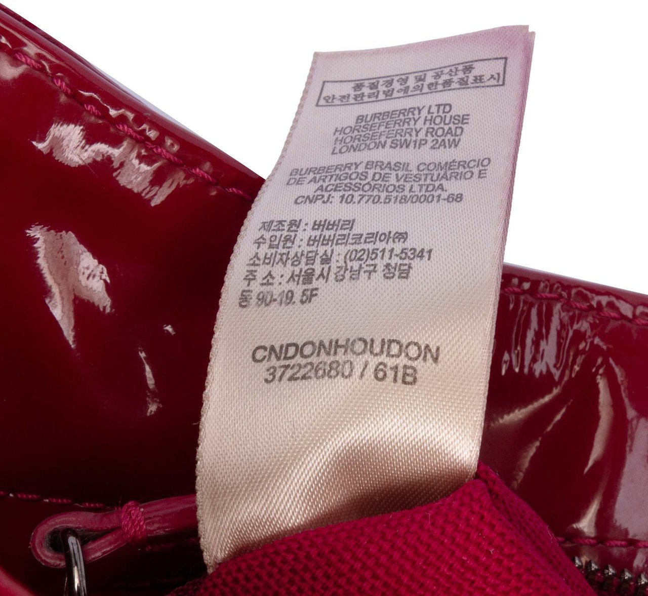Burberry Medium Nova Pop Degrade Coated Canvas Craigwell Hobo Roze