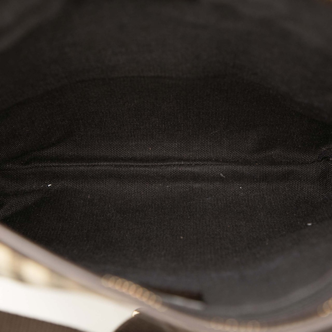 Burberry Haymarket Check Coated Canvas Crossbody Bruin