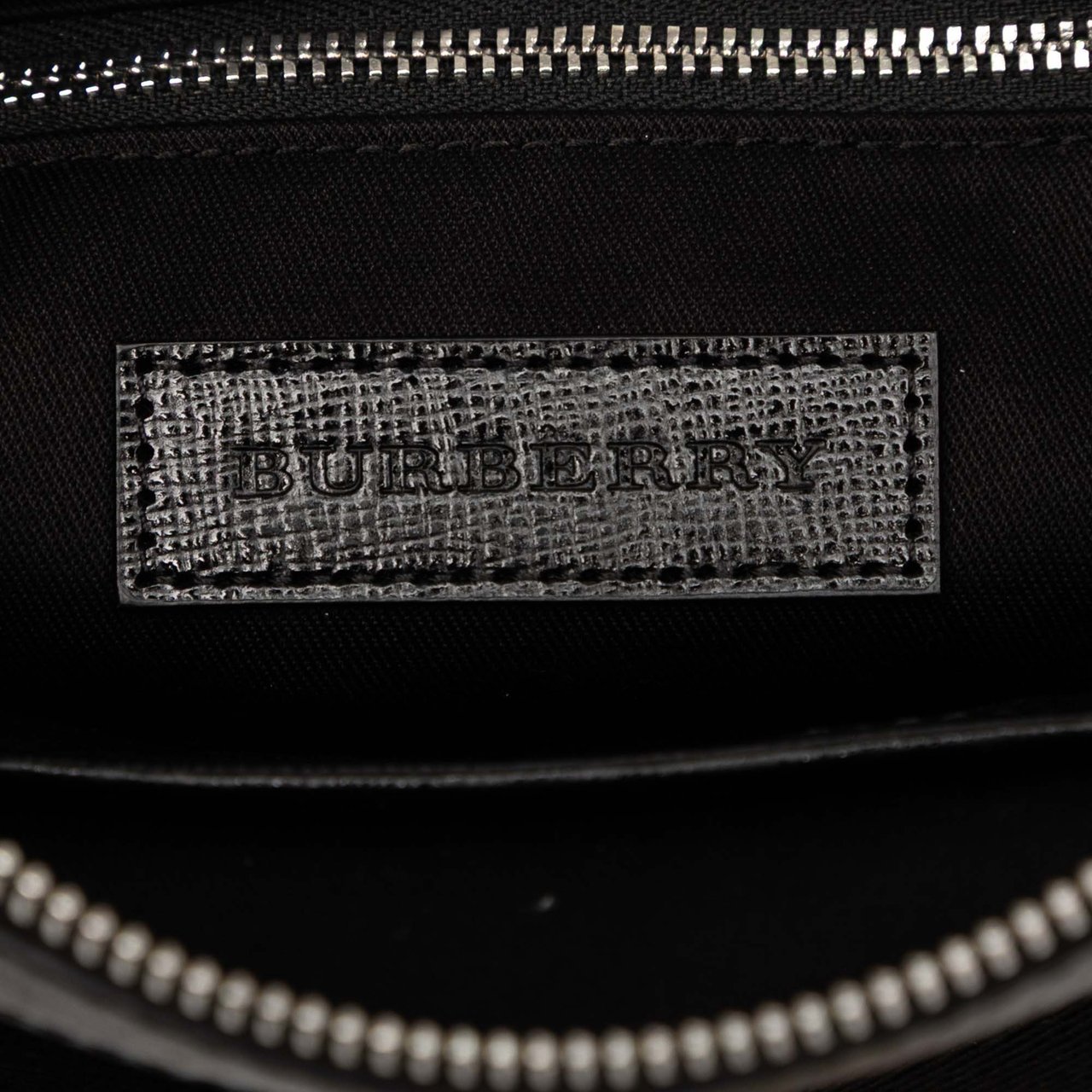 Burberry Smoke Check Coated Canvas Beckley Crossbody Bruin