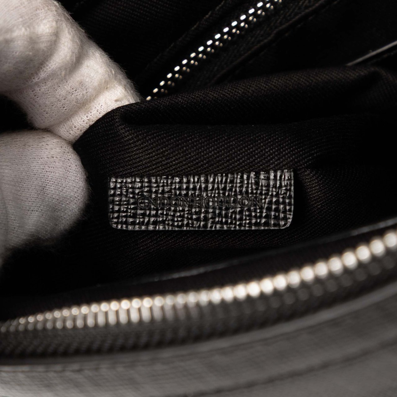 Burberry Smoke Check Coated Canvas Beckley Crossbody Bruin