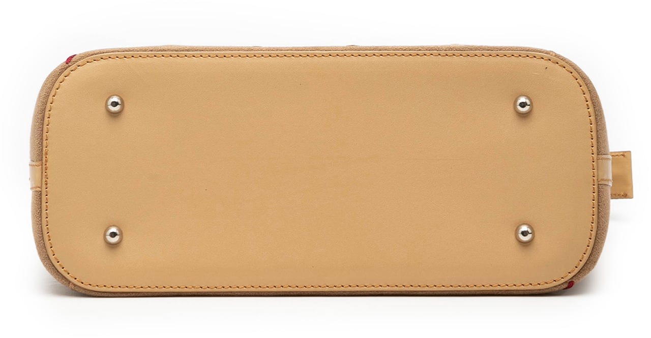 Burberry Leather and Suede Stitch Tote Bruin