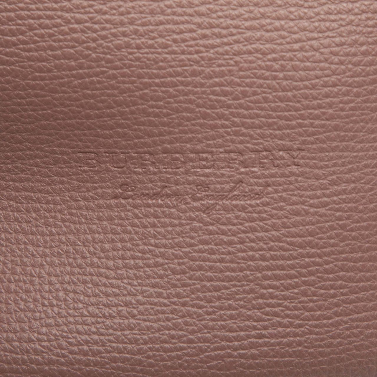 Burberry Leather Lorne Bucket Bag Roze