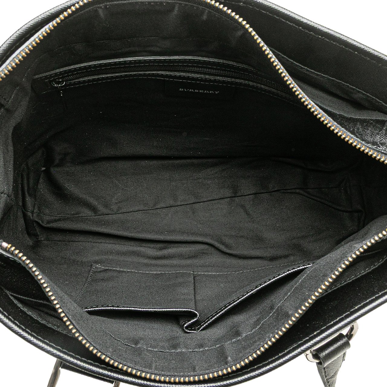 Burberry House Check Canvas Tote Bruin