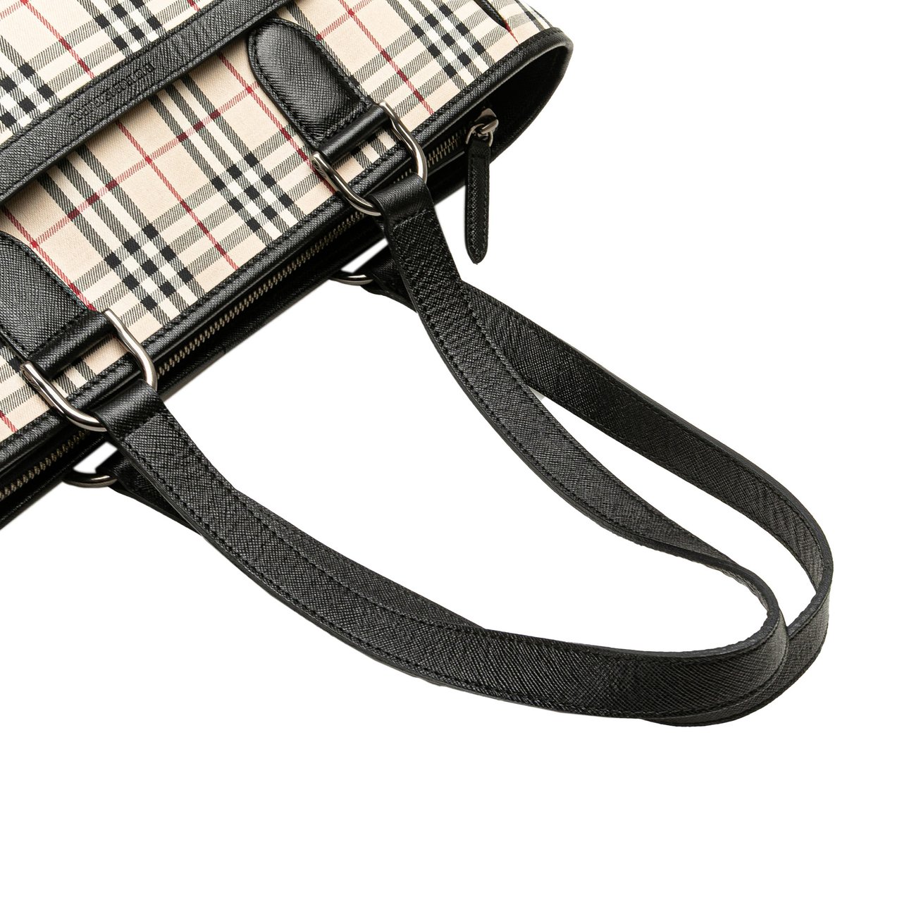 Burberry House Check Canvas Tote Bruin