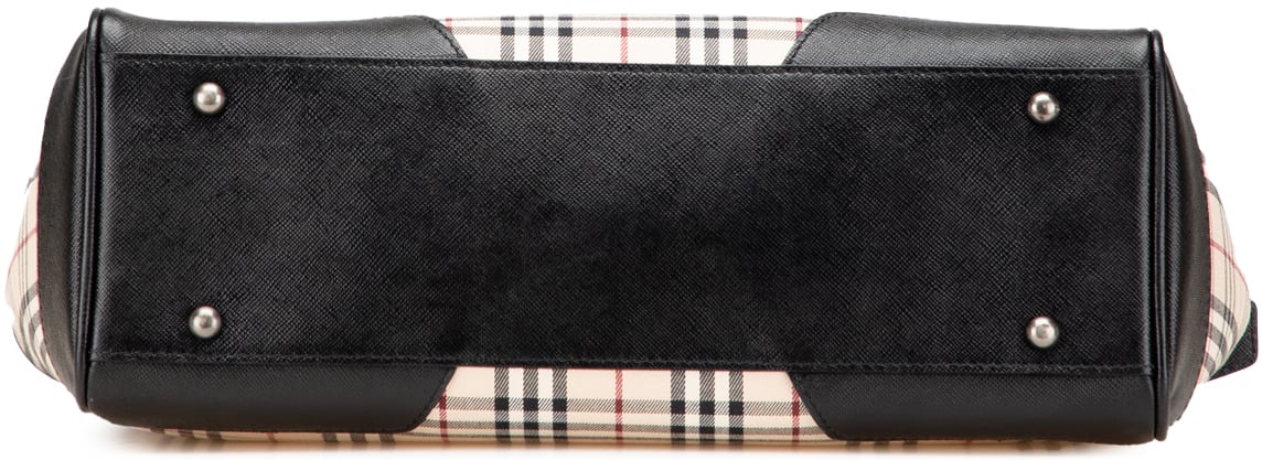 Burberry House Check Canvas Tote Bruin