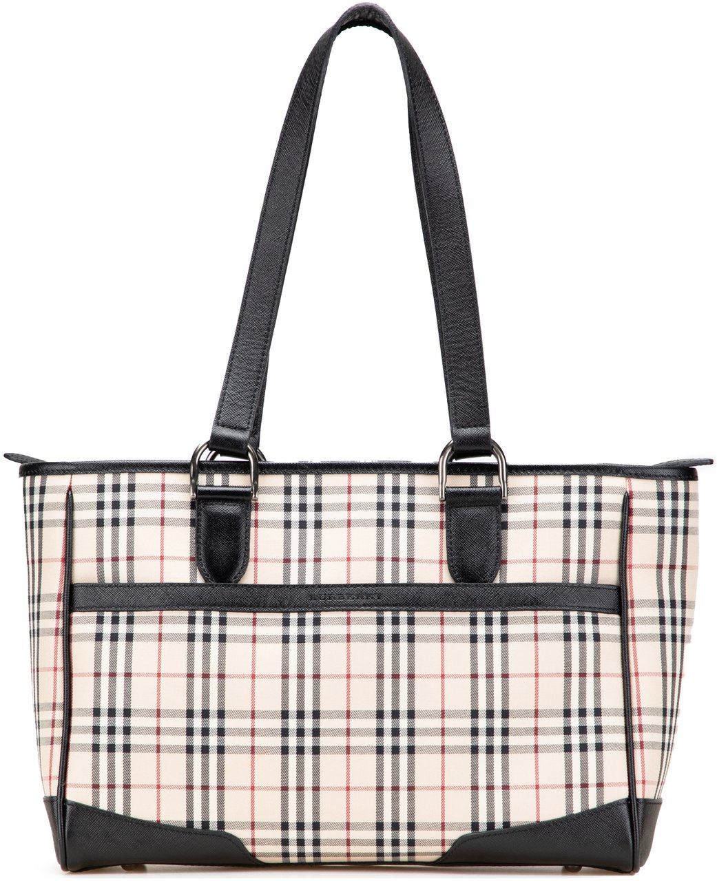 Burberry House Check Canvas Tote Bruin