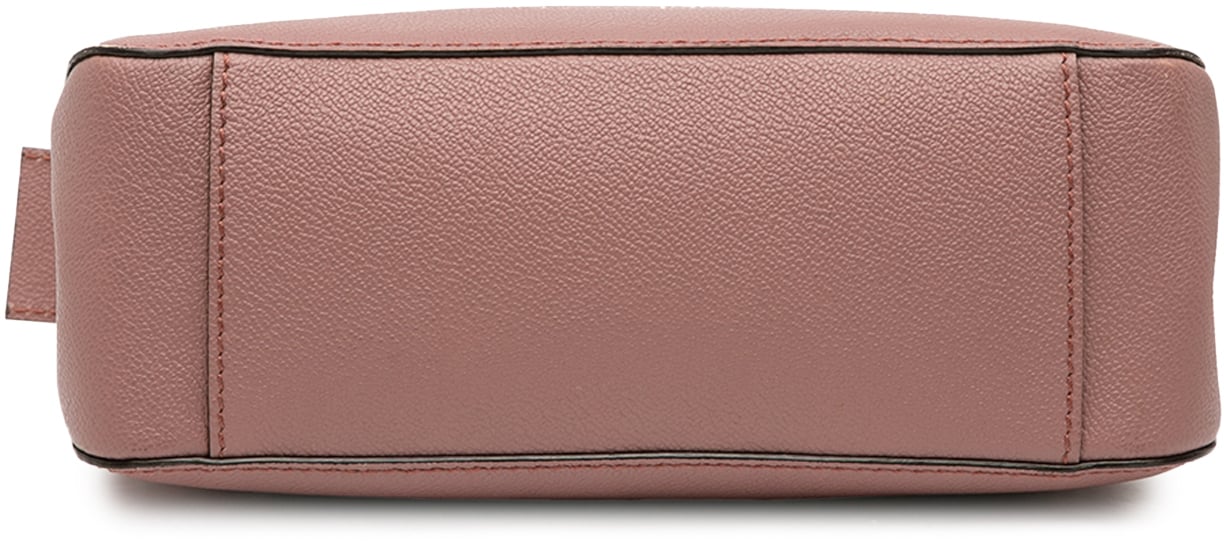 Burberry Small Grained Calfskin Helmsley Crossbody Roze