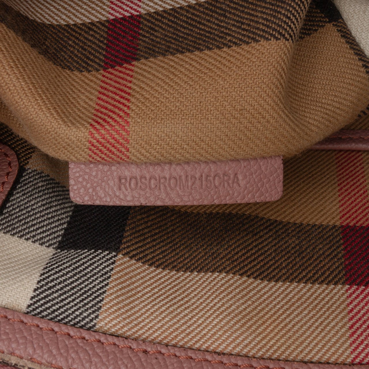 Burberry Small Grained Calfskin Helmsley Crossbody Roze