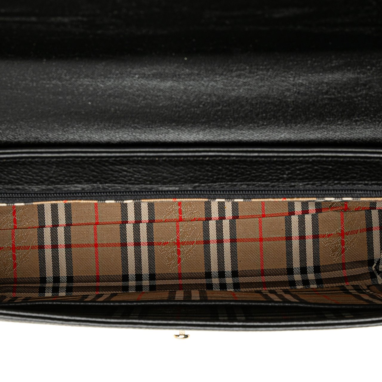 Burberry Leather Handbag Zwart