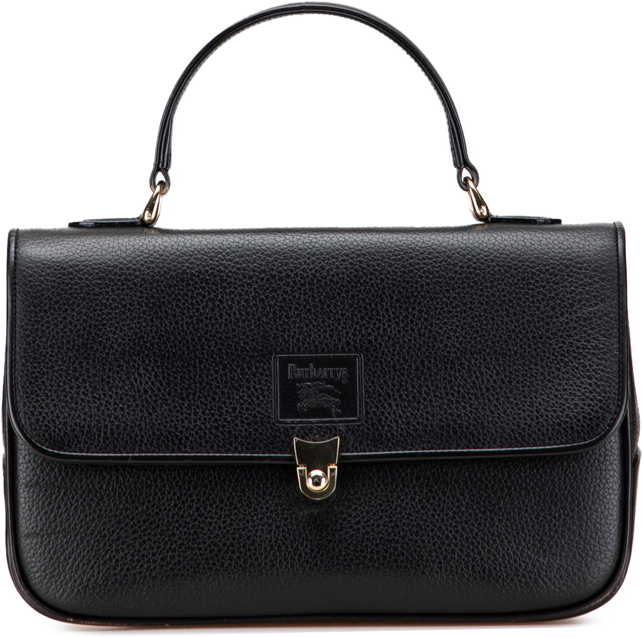 Burberry Leather Handbag Zwart