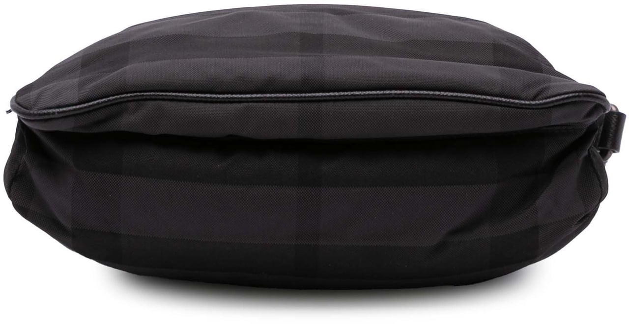 Burberry Smoke Check Nylon Crossbody Grijs