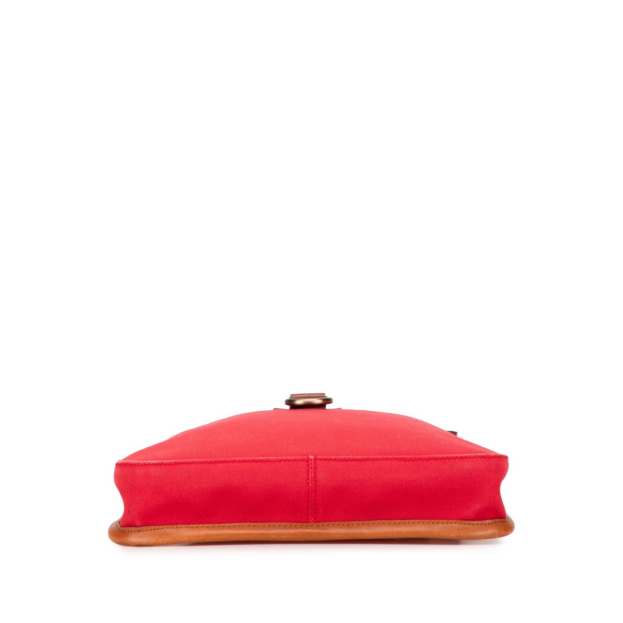 Burberry Supernova Check Trimmed Canvas Crossbody Rood