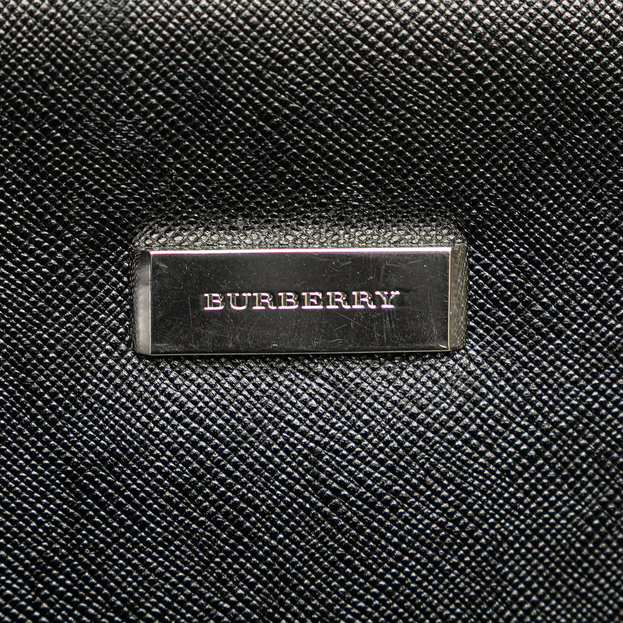 Burberry Leather Clutch Zwart
