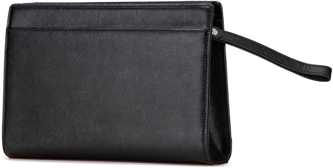 Burberry Leather Clutch Zwart