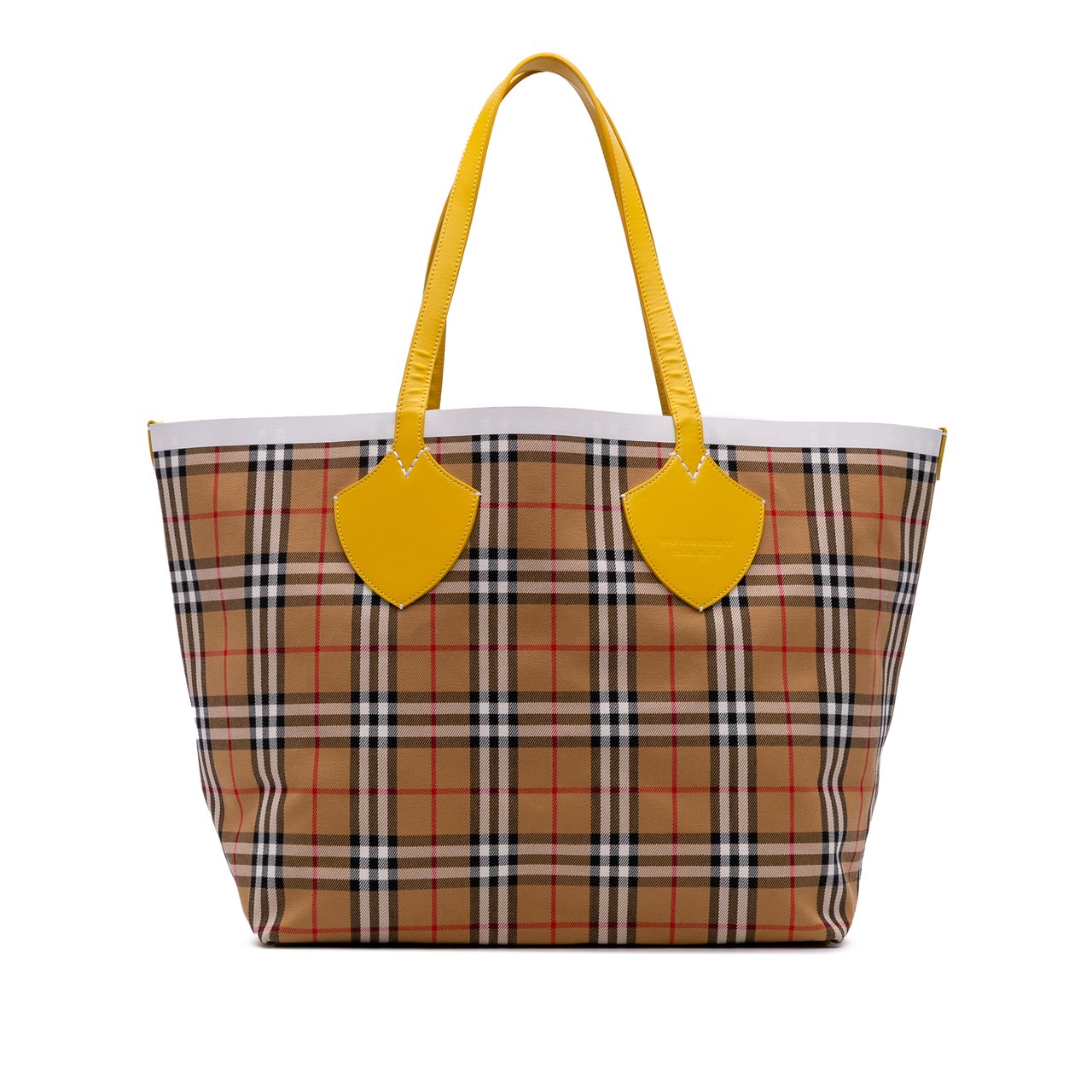 Burberry House Check Canvas The Giant Reversible Tote Bruin