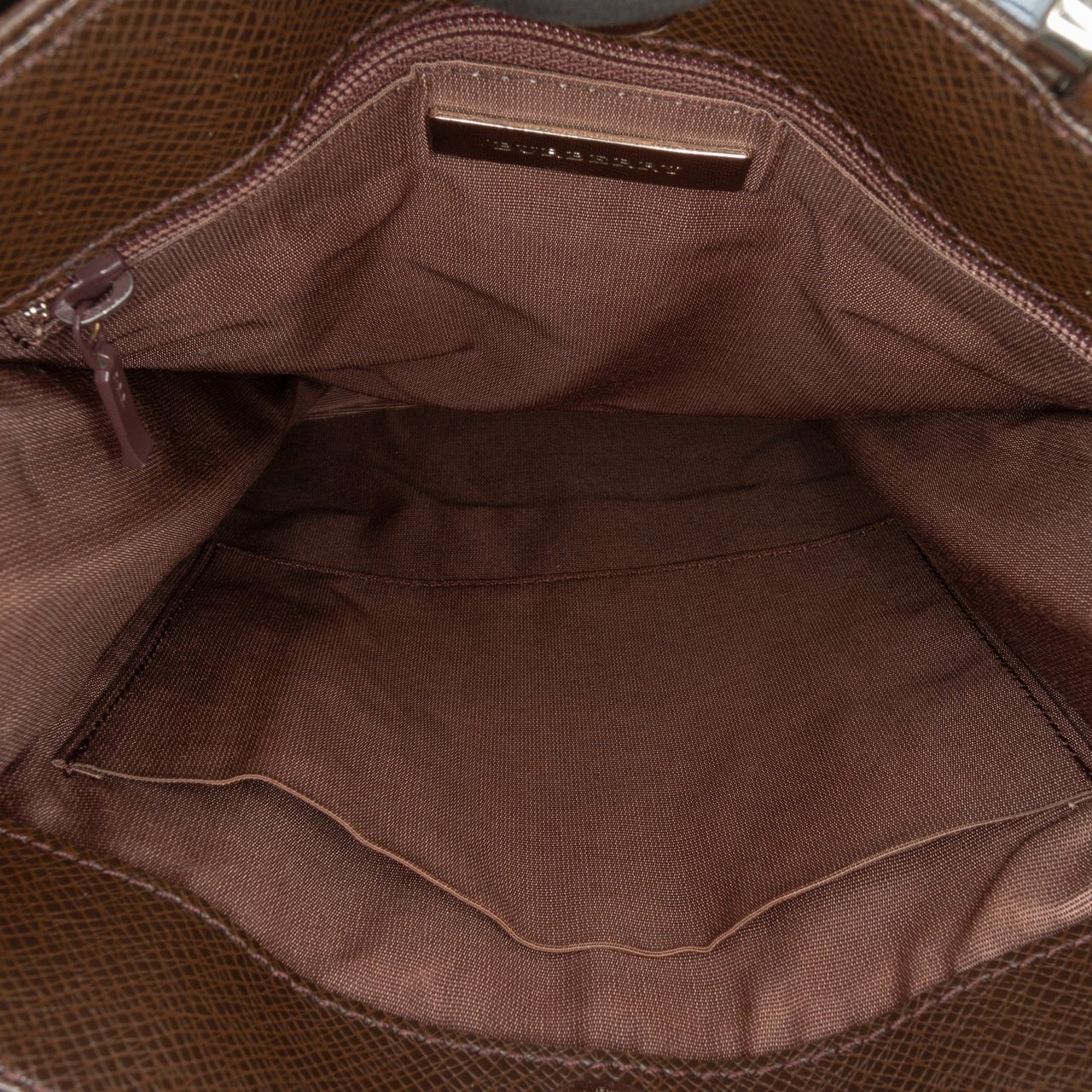 Burberry House Check Canvas Crossbody Bruin
