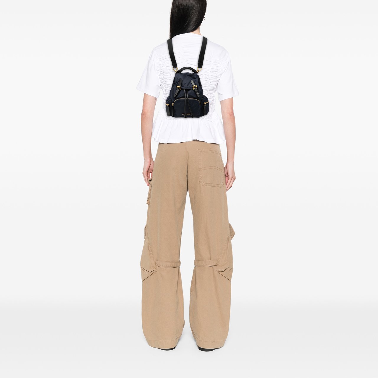 Burberry Small Nylon Rucksack Backpack Blauw