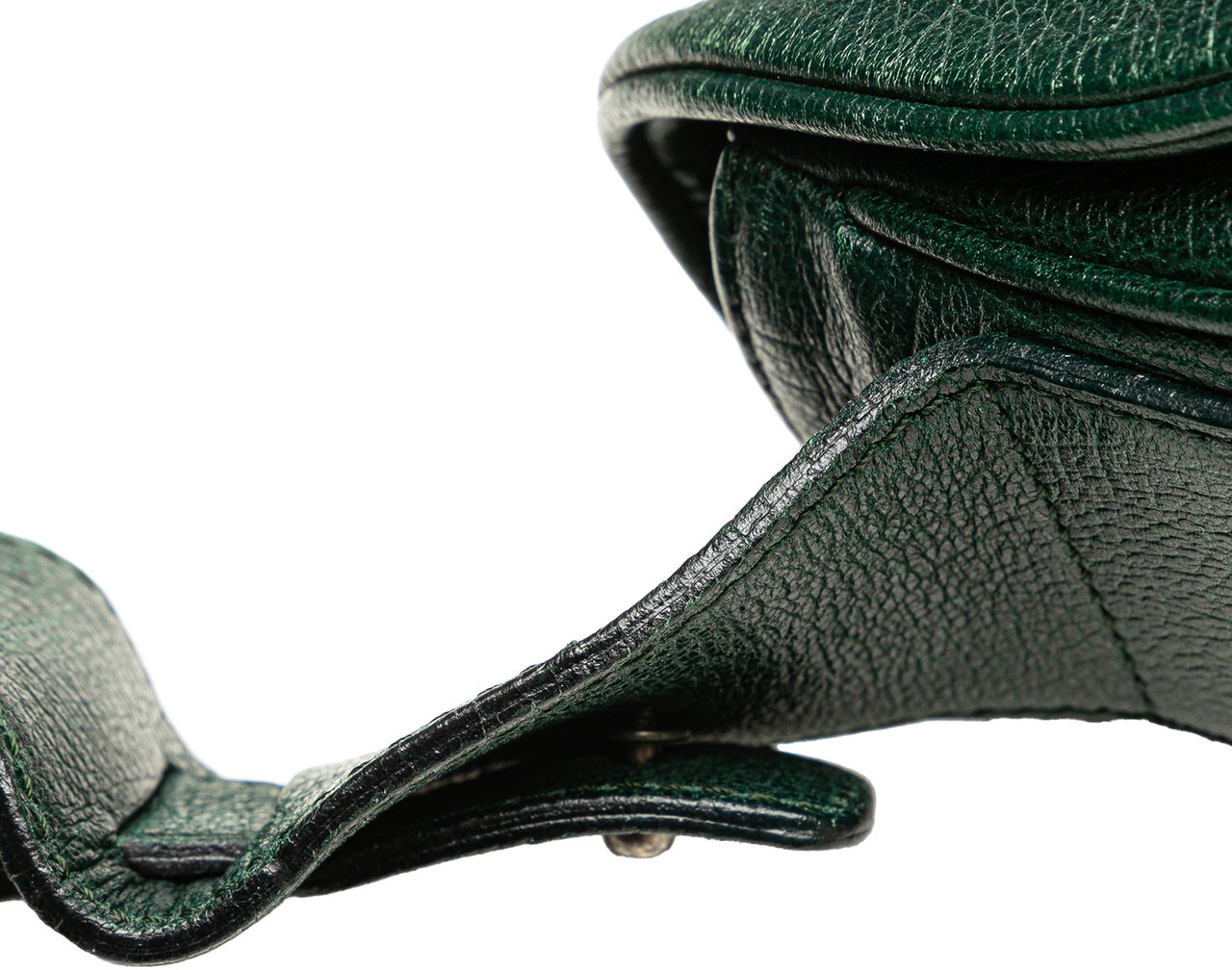 Burberry Leather Shoulder Bag Groen