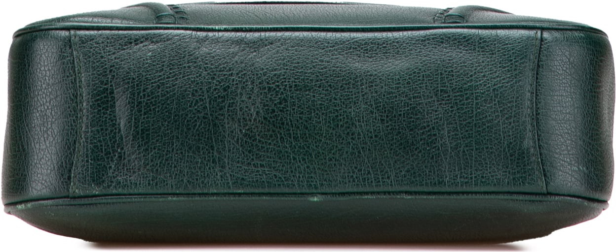 Burberry Leather Shoulder Bag Groen