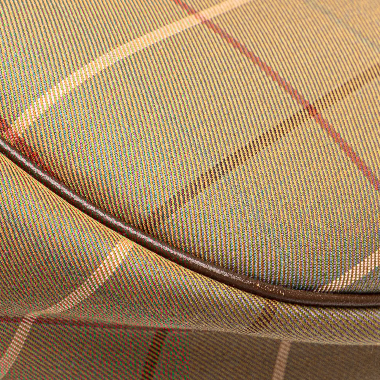 Burberry Vintage Check Canvas Crossbody Bruin
