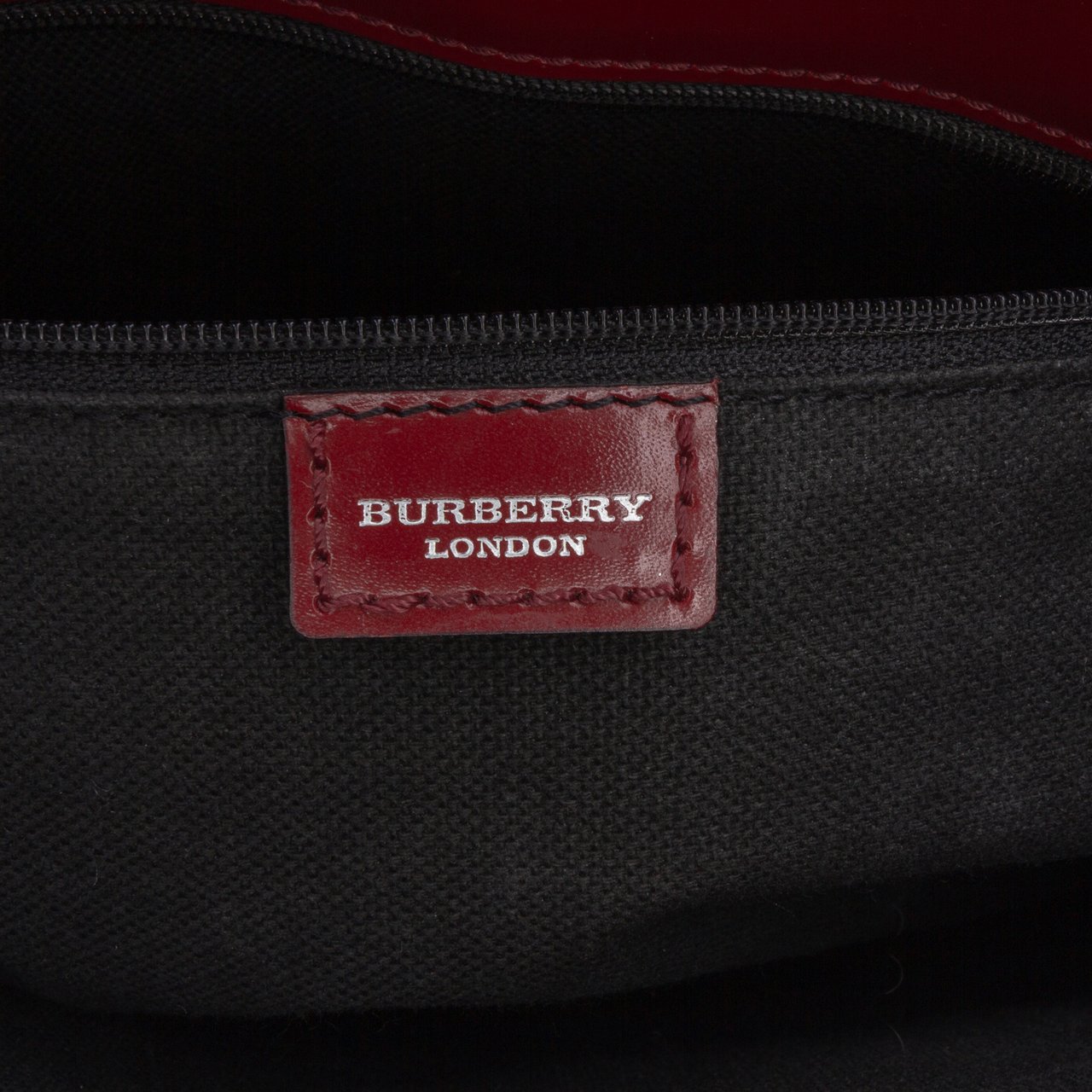 Burberry Haymarket Check Coated Canvas Tote Bruin