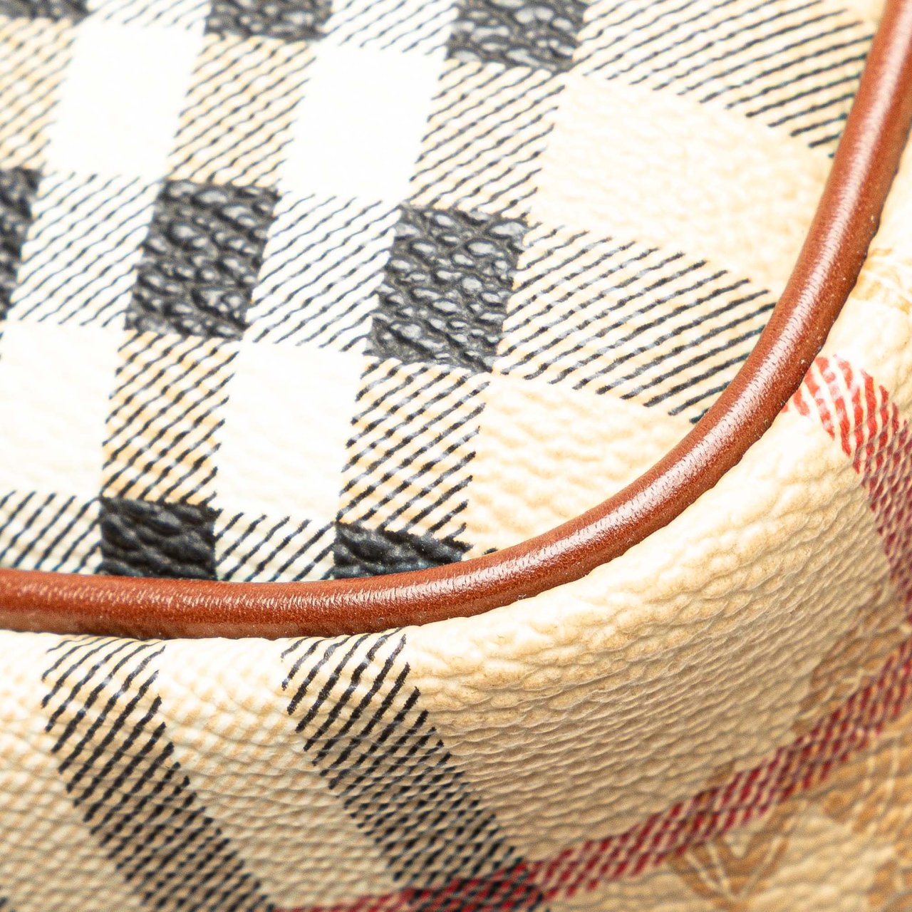 Burberry Haymarket Check Coated Canvas Crossbody Bruin