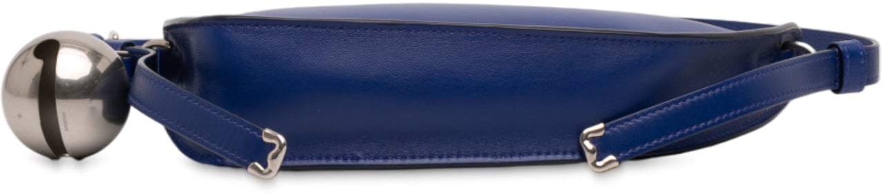 Burberry Mini Lambskin Shield Shoulder Bag Blauw