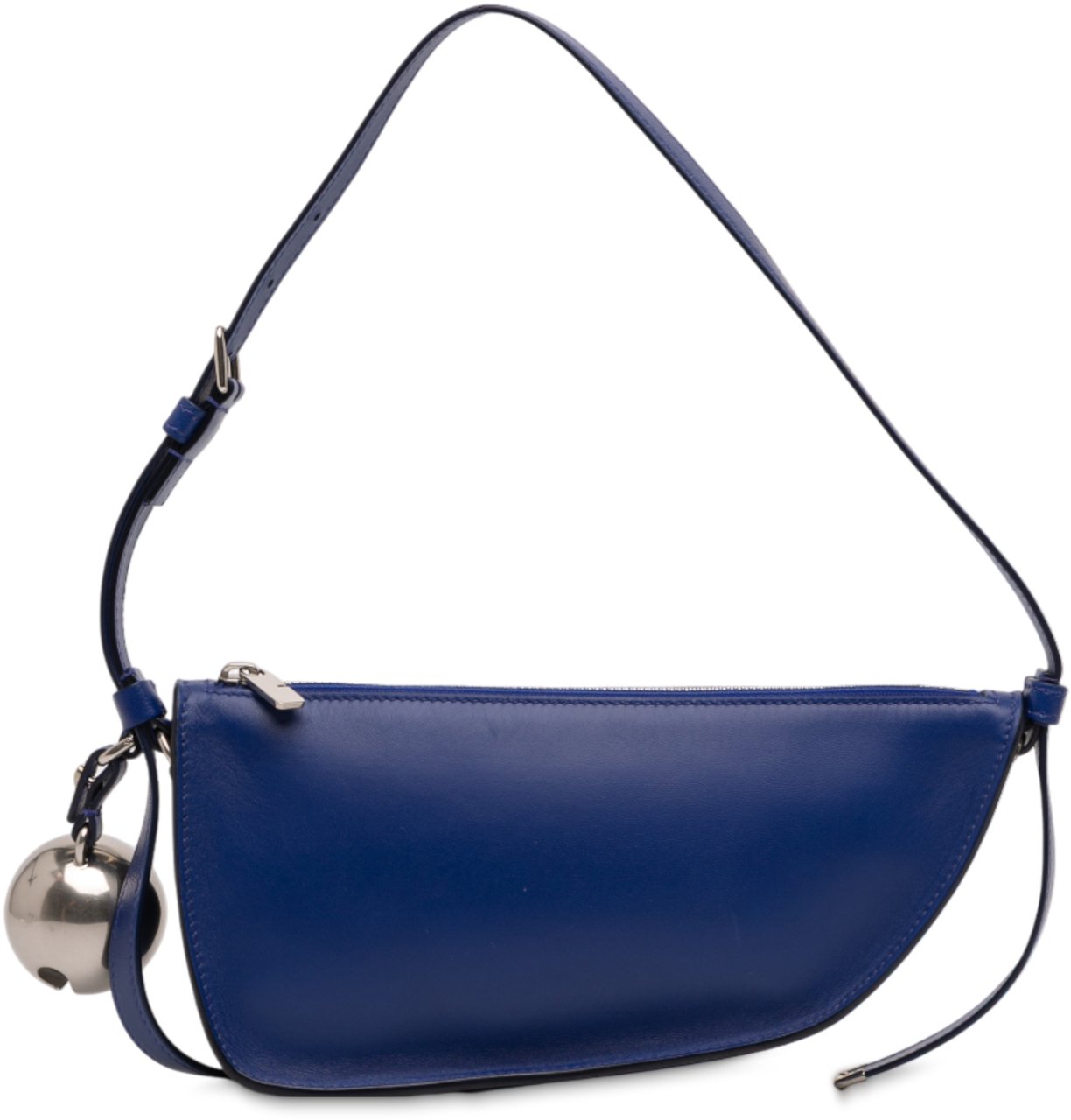 Burberry Mini Lambskin Shield Shoulder Bag Blauw