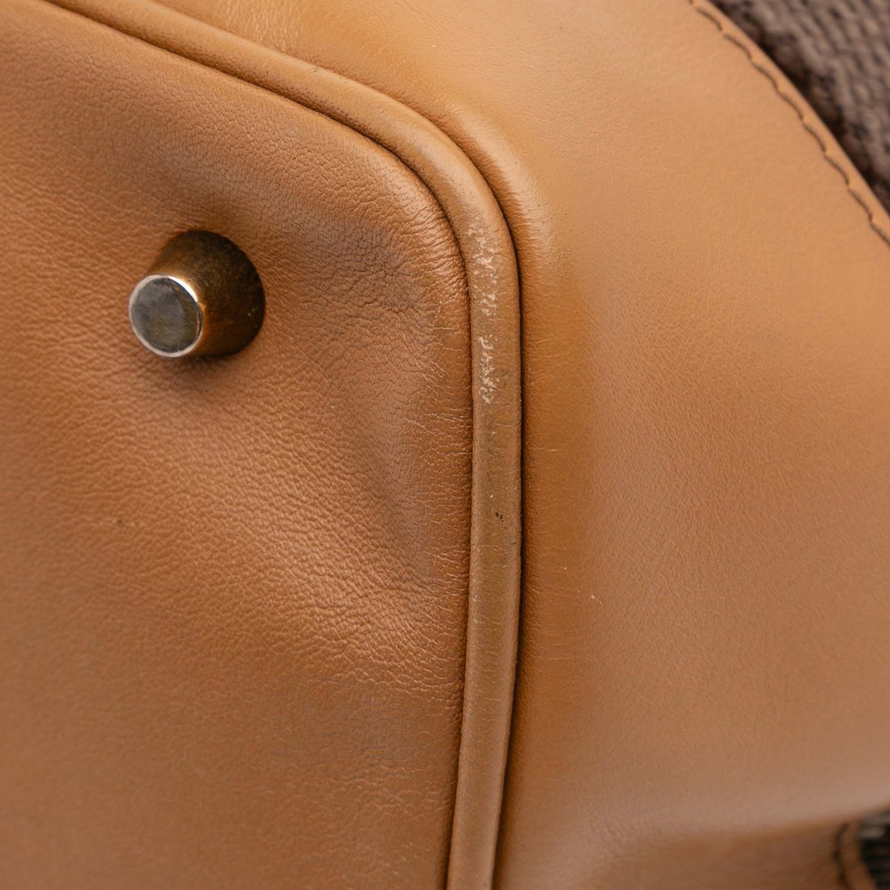 Burberry House Check Canvas Brecon Satchel Bruin