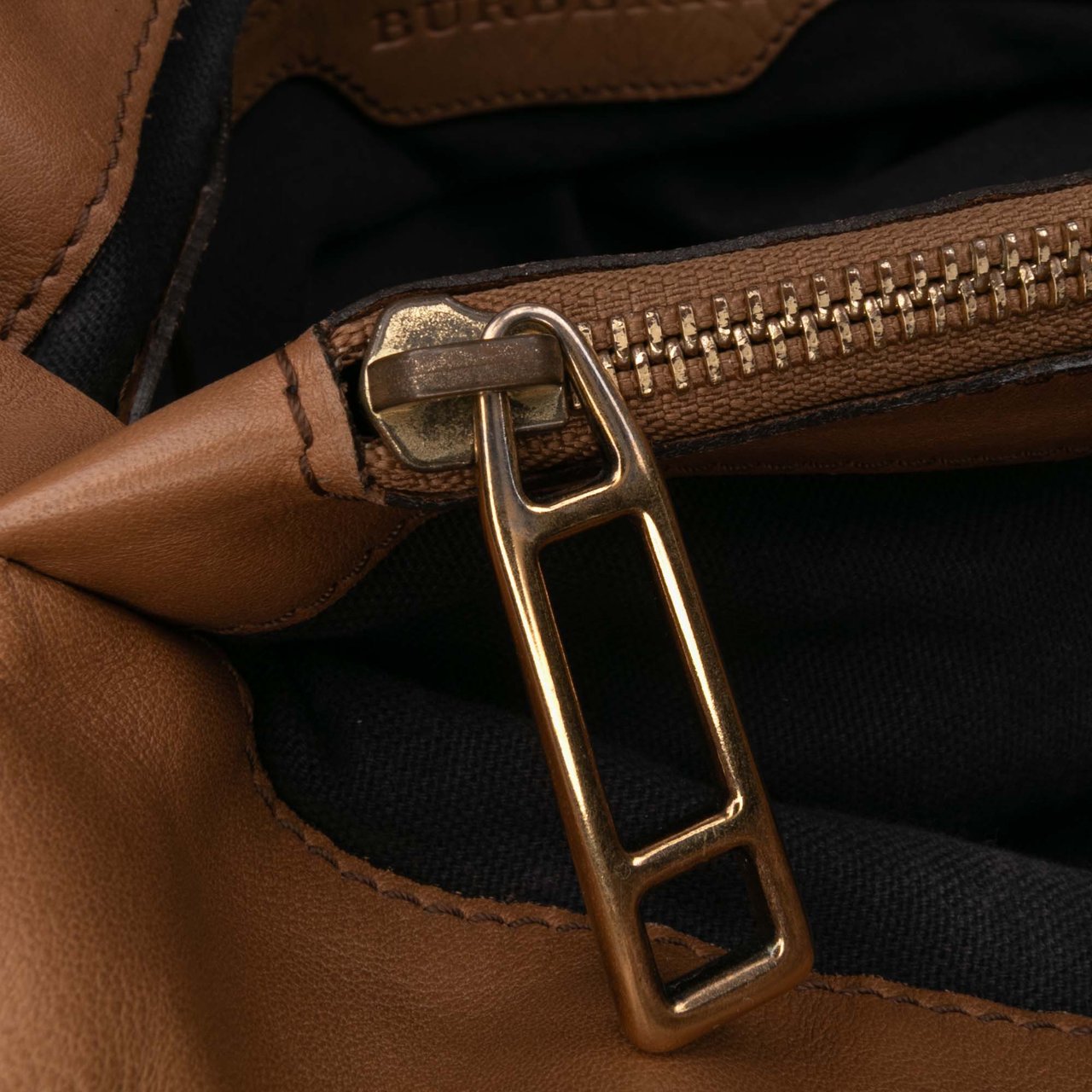 Burberry House Check Canvas Brecon Satchel Bruin