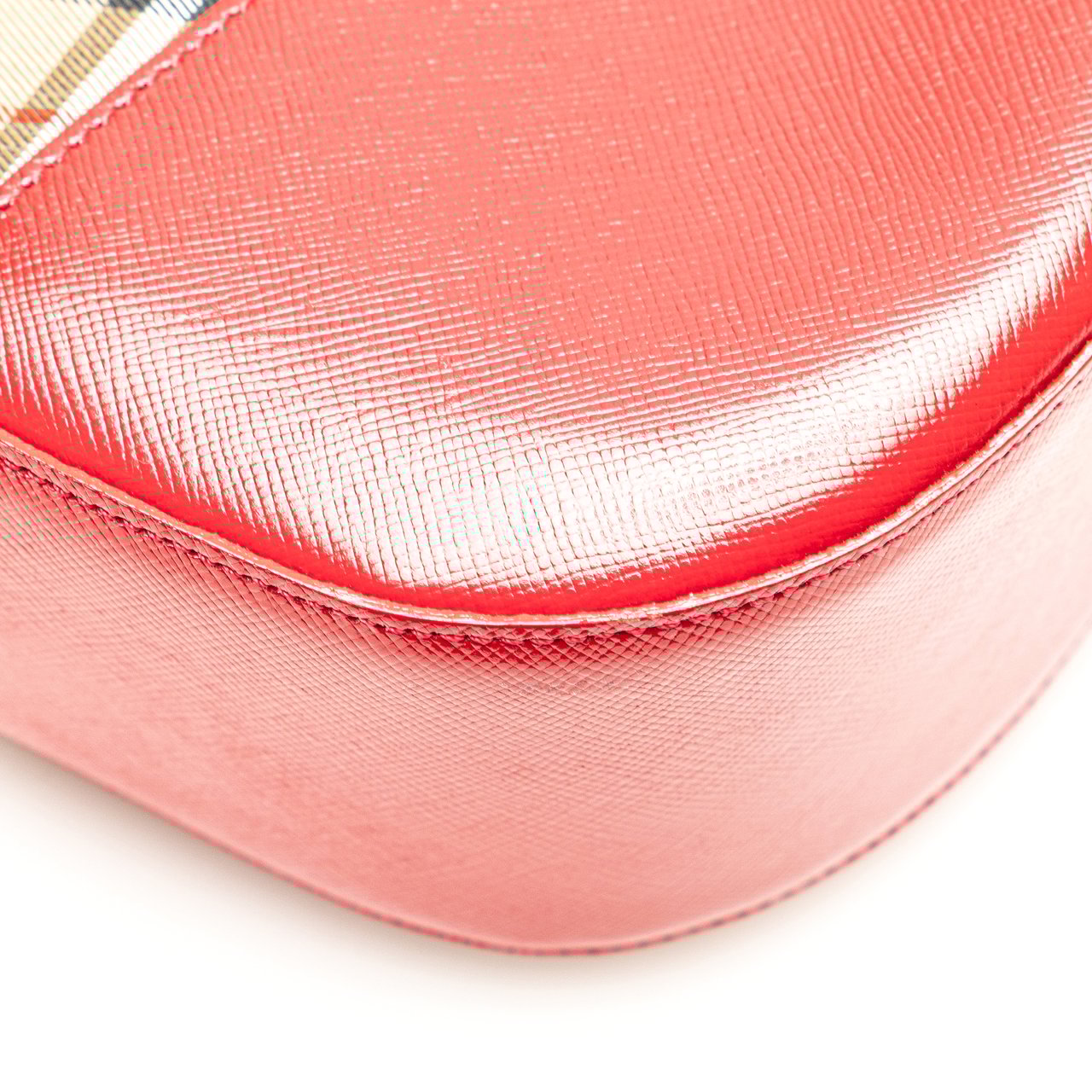 Burberry Haymarket Check Canvas Tote Bruin