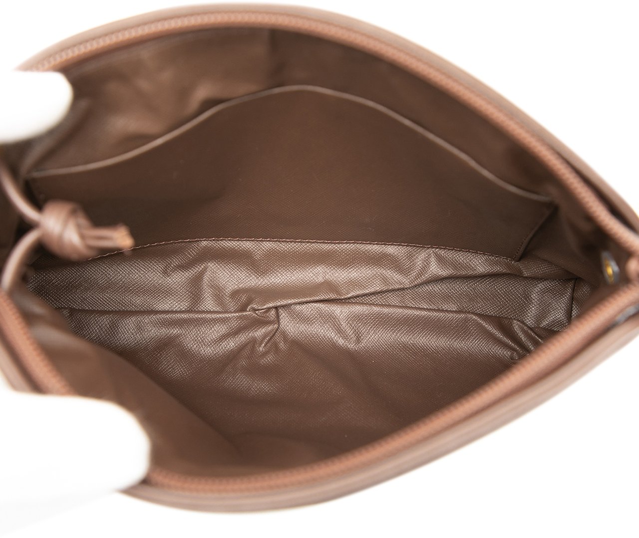 Burberry Vintage Check Canvas Wristlet Clutch Bruin