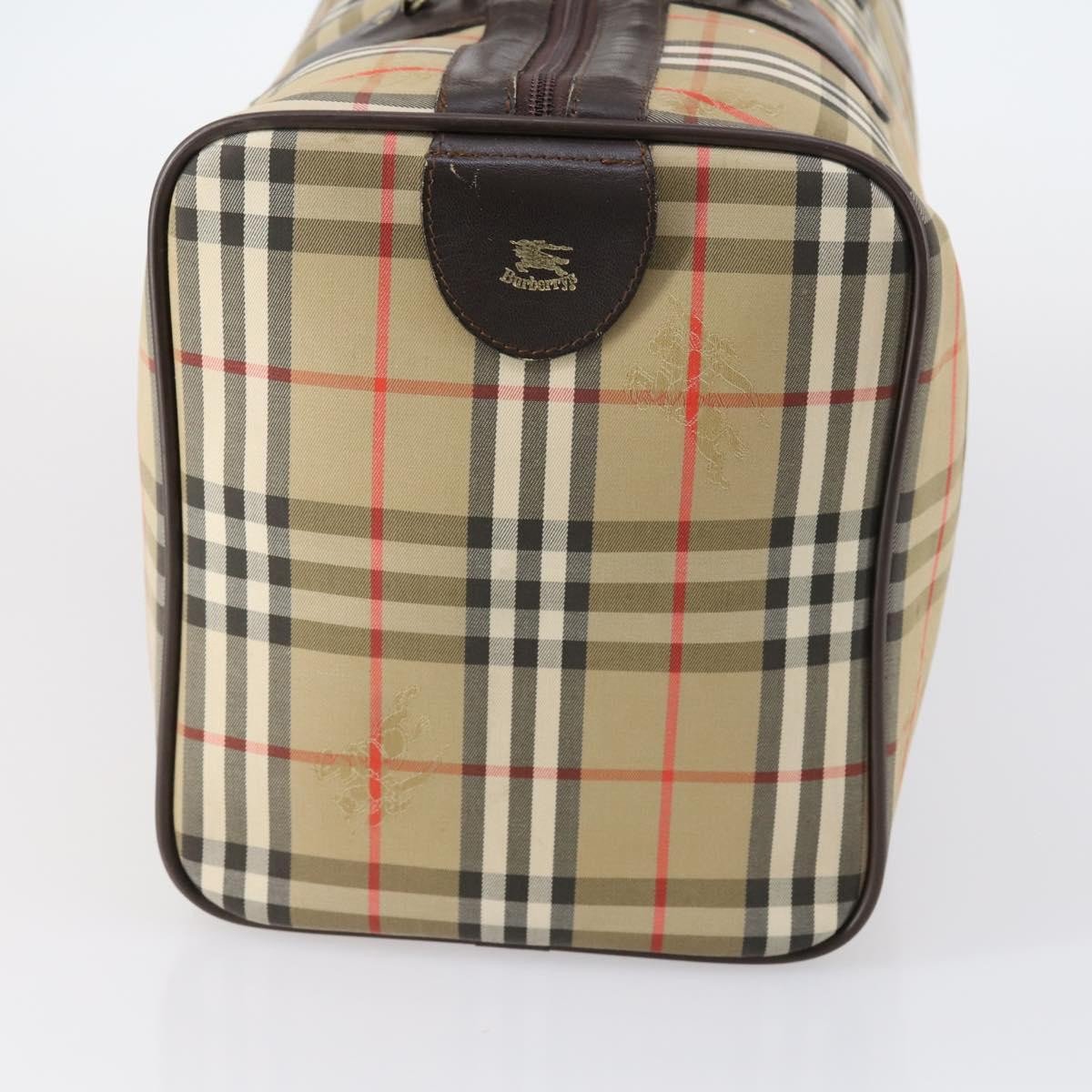 Burberry Burberry Vintage Duffle Bag Haymarket Canvas Large Beige