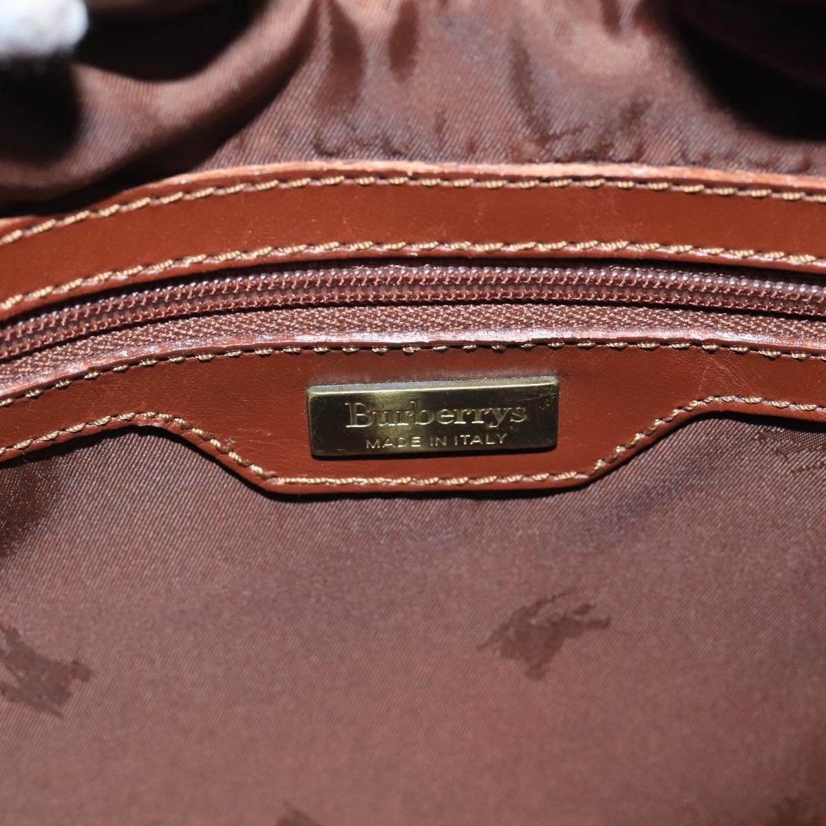 Burberry Nova Check Shoulder Bag Canvas Beige