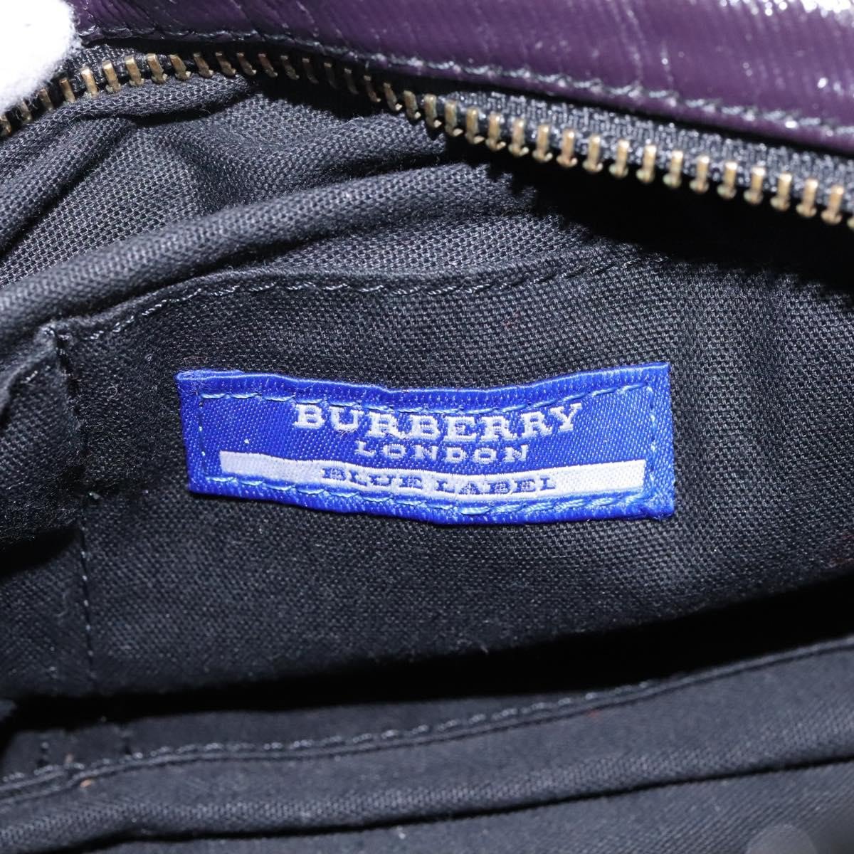 Burberry Burberry Blue Label shoulder bag Enamel Paars