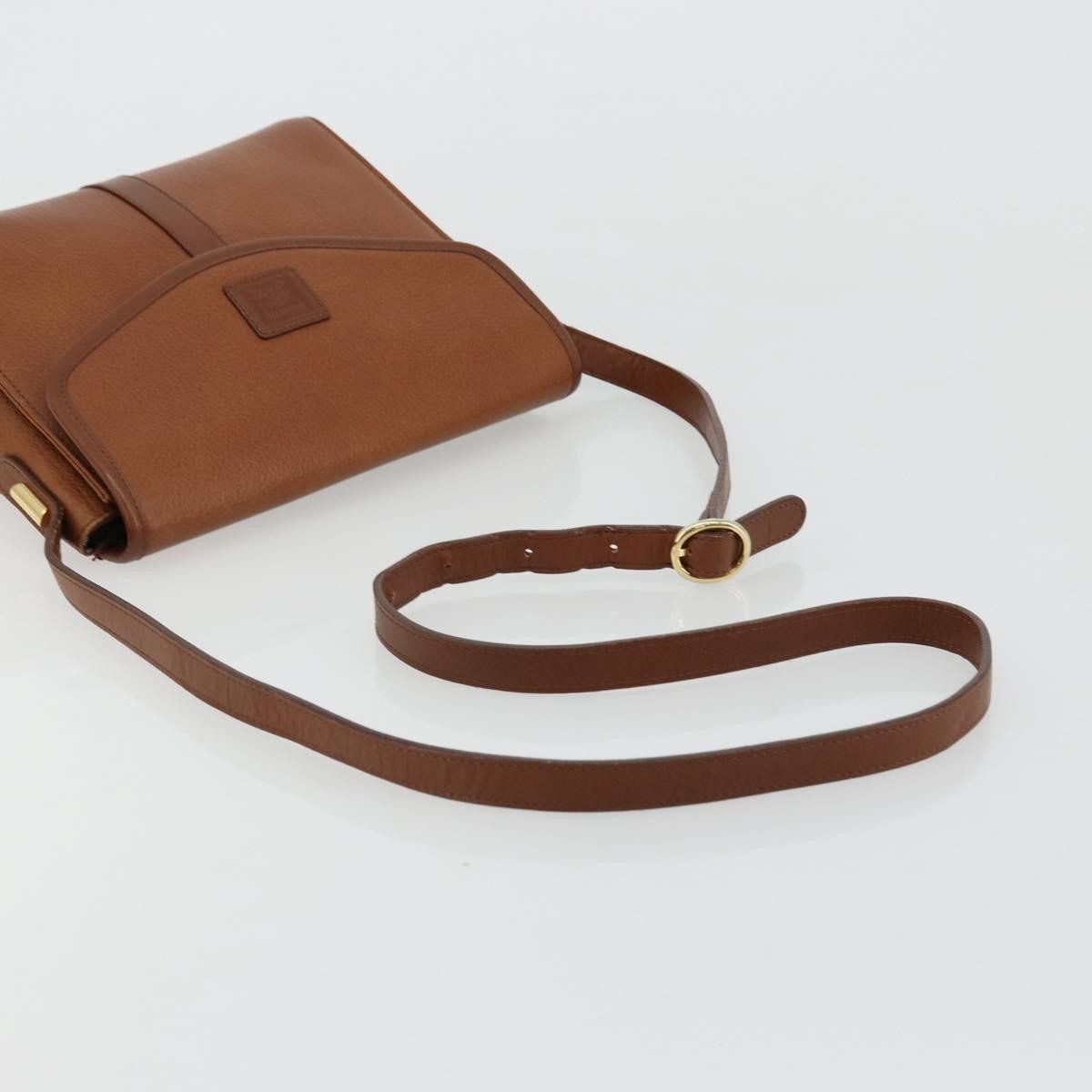 Burberry Vintage Flap Leather Beige