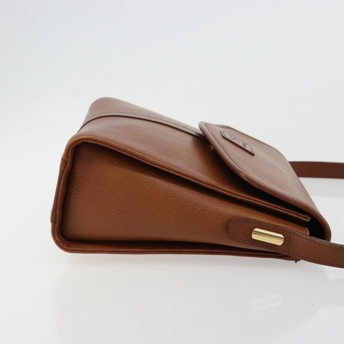 Burberry Vintage Flap Leather Beige