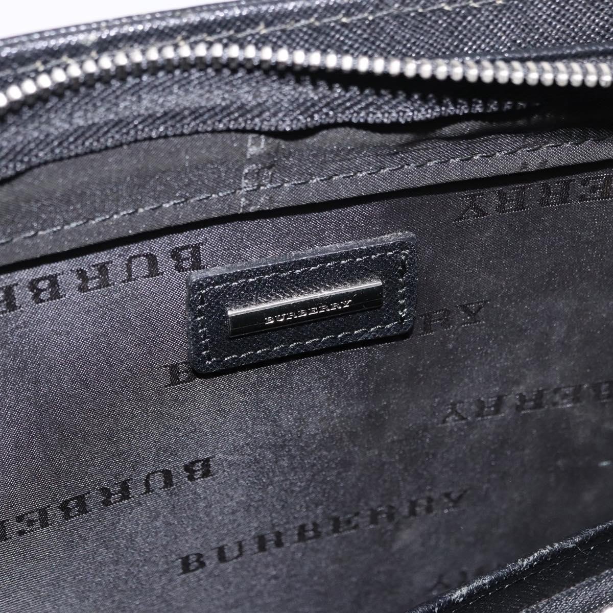Burberry BUSINESS BLACK LEATHER large Zwart