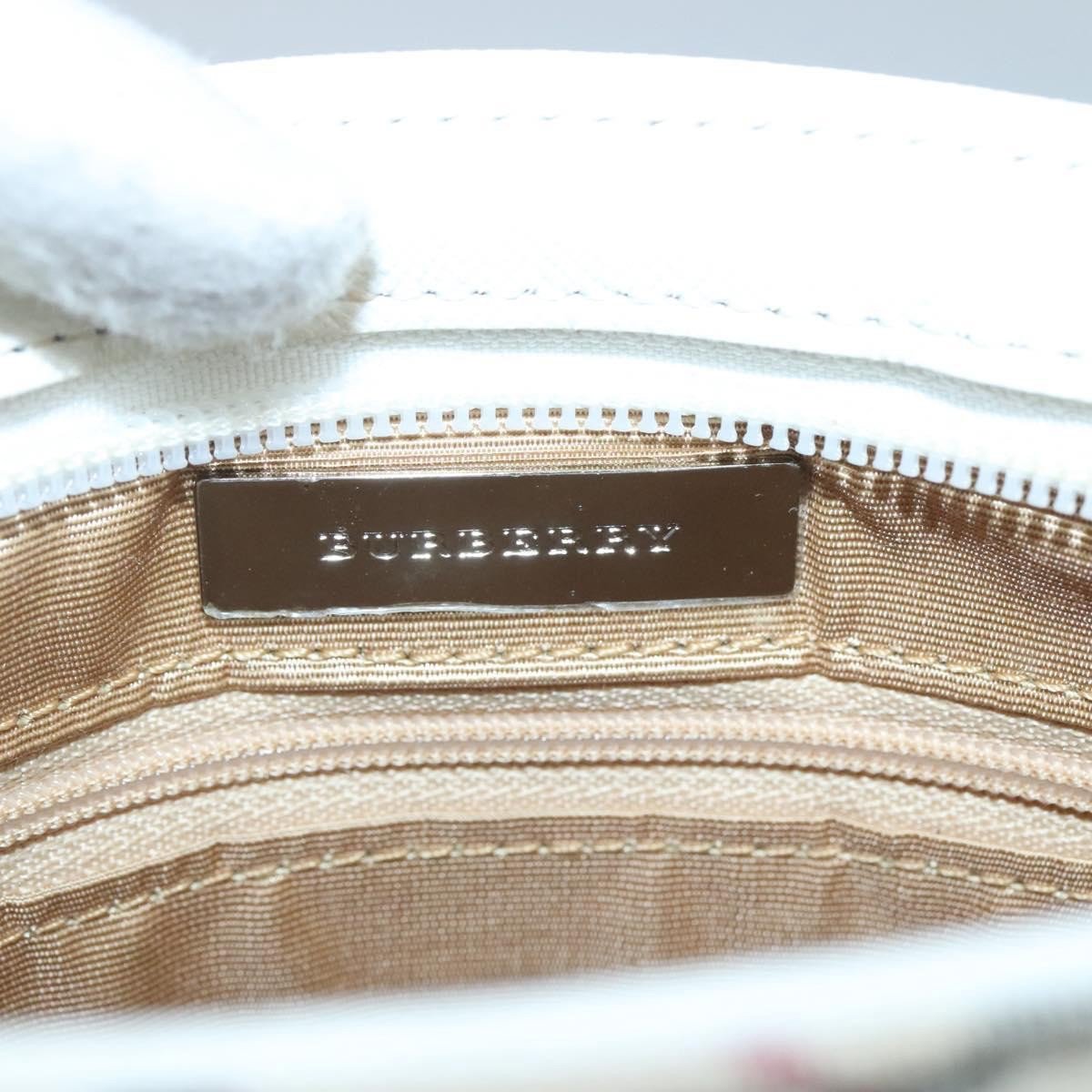 Burberry Burberry Zip Crossbody Bag Canvas Beige