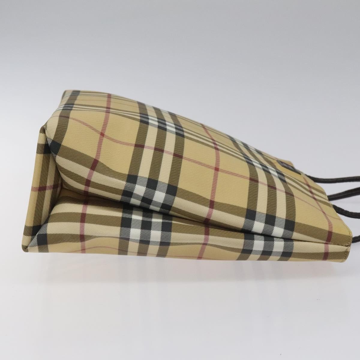 Burberry Burberry Nova Check Handbag Nova Check Canvas Beige