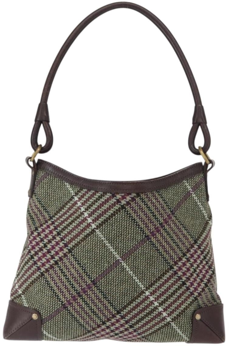 Burberry Burberry Nova check Shoulder bag Wool Beige
