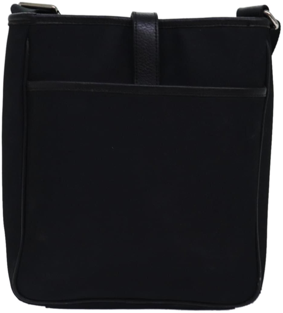 Burberry Burberry Front Pocket Flap Messenger Vintage Check Nylon and Nylon Small Zwart