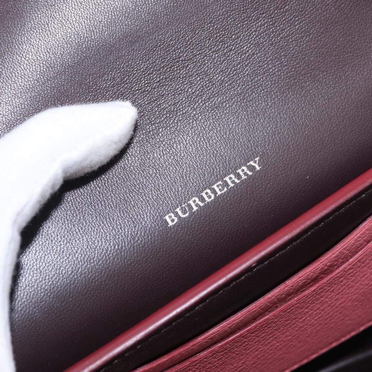 Burberry Burberry D-Ring Shoulder Bag Leather Mini Roze