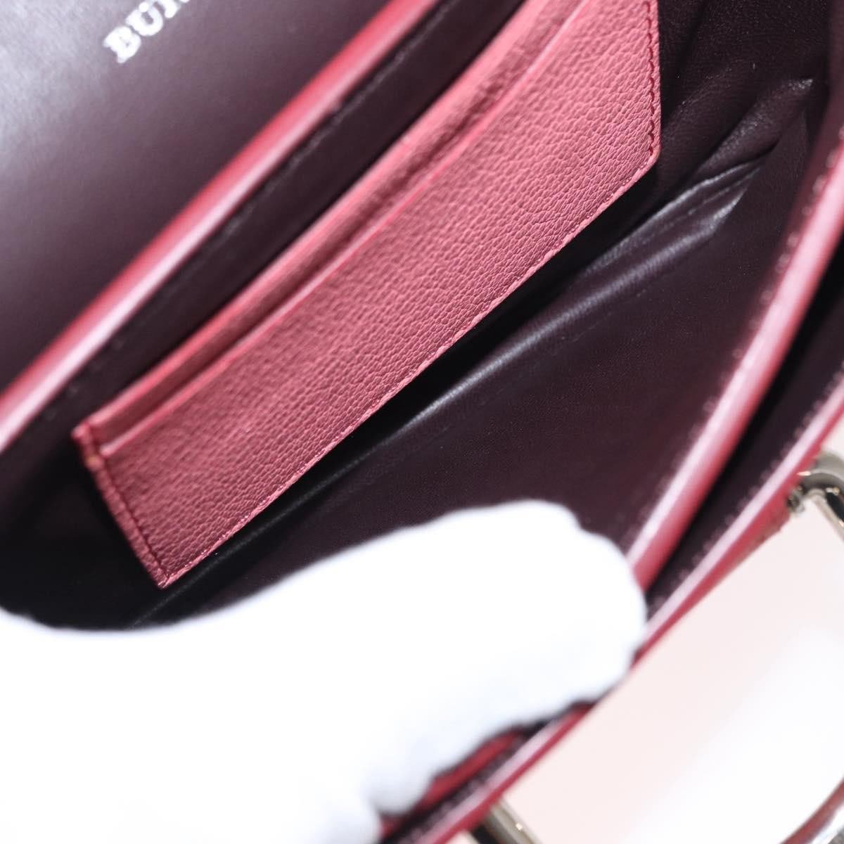 Burberry Burberry D-Ring Shoulder Bag Leather Mini Roze