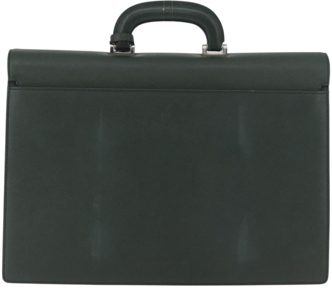 Burberry Briefcase Leather Groen