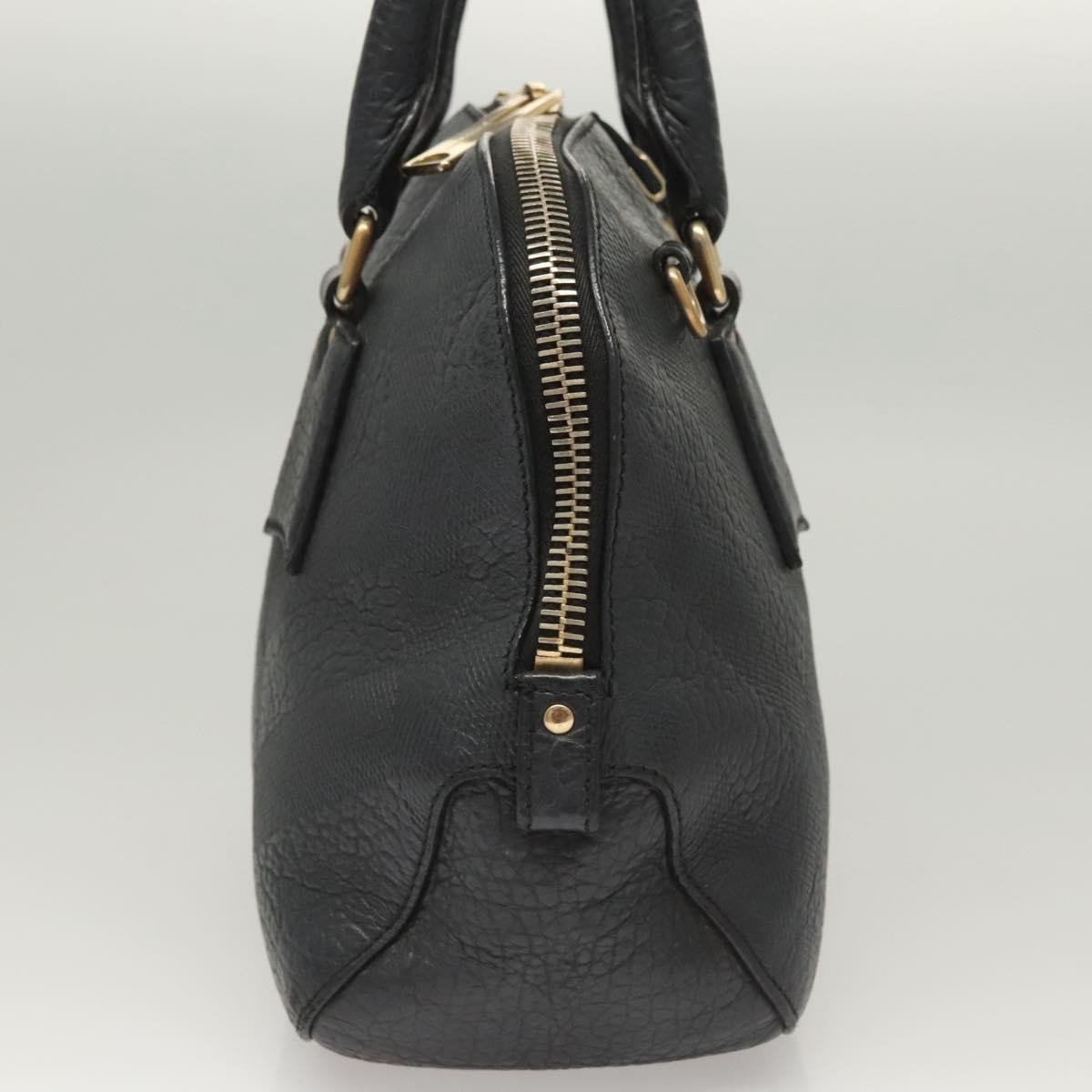 Burberry Burberry Orchard Bag Grained Leather Zwart
