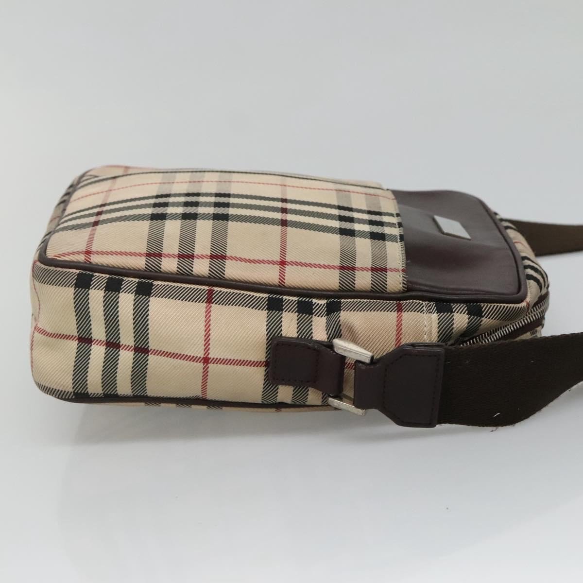 Burberry Burberry Zip Messenger Bag Nylon Beige